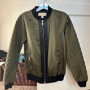 Michael Kors Quilted Bomber Jacket (women's)
